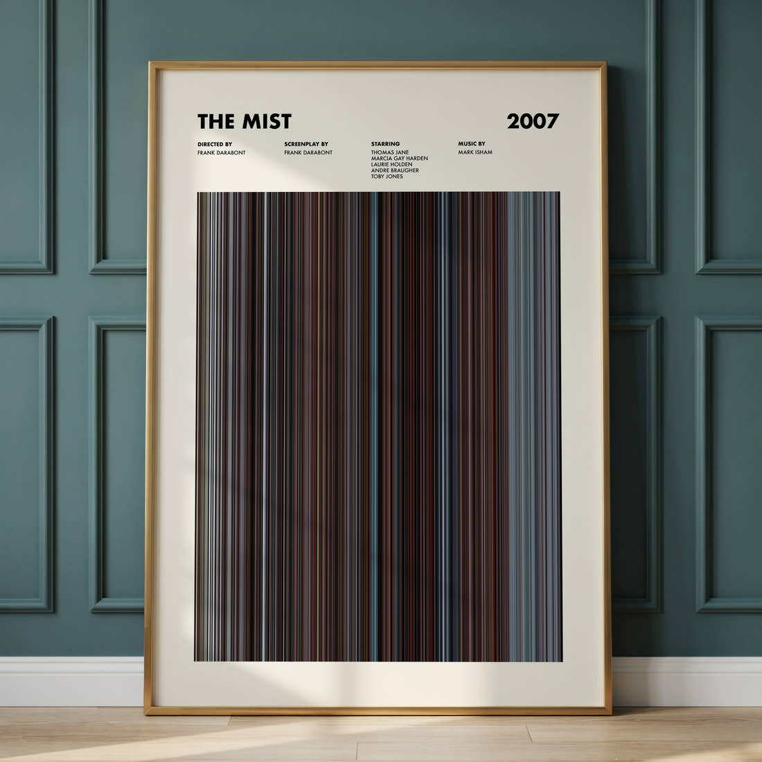 The Mist Movie Barcode Poster