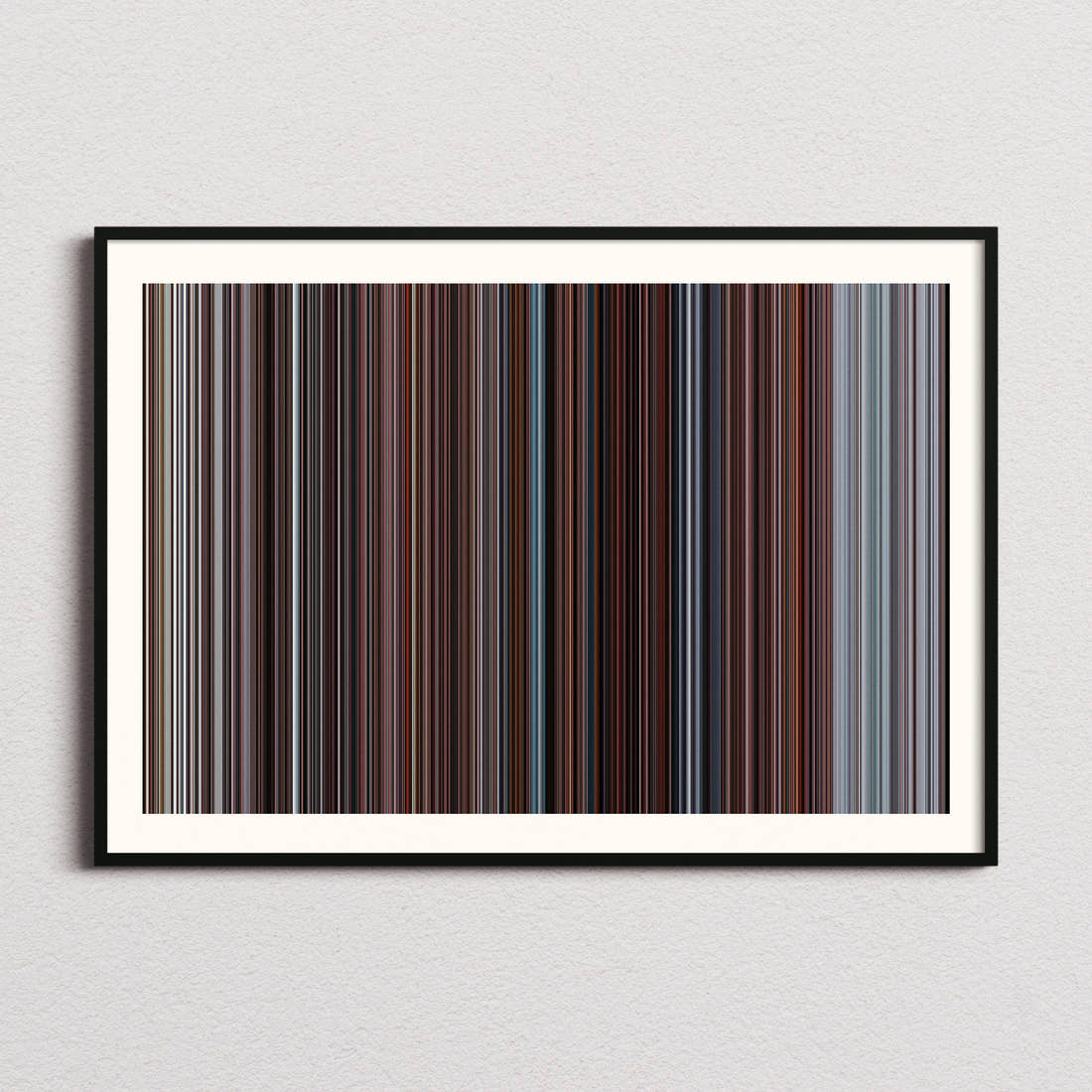 The Mist Movie Barcode Poster - Barcode Only