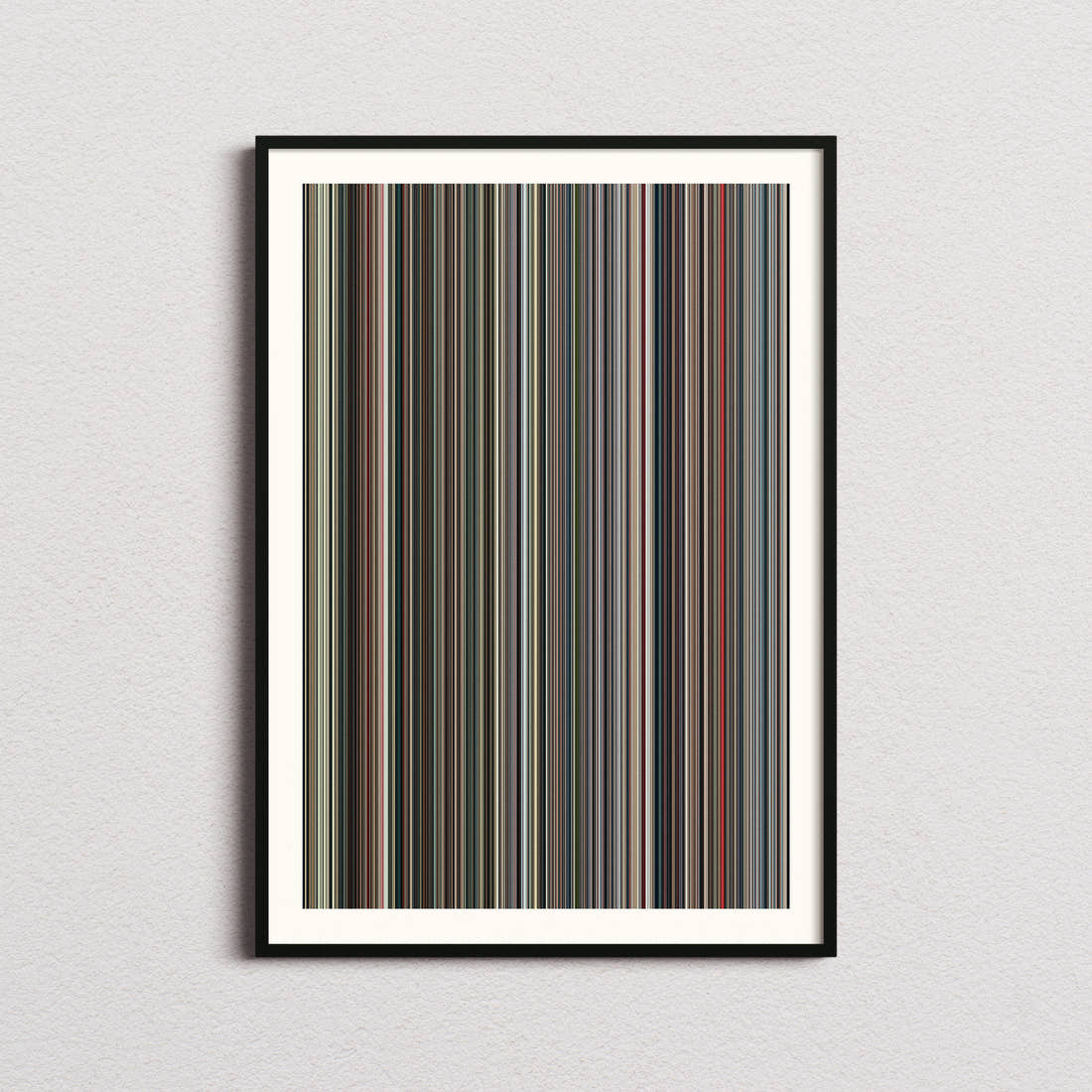 The Mongoose Movie Barcode Poster - Barcode Only