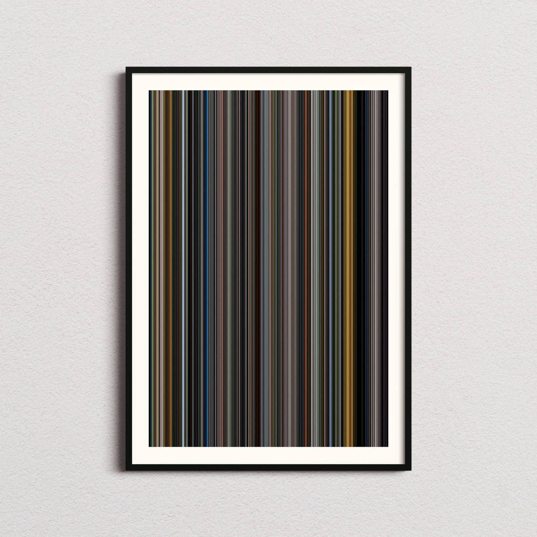 The Motorcycle Diaries Movie Barcode Poster - Barcode Only