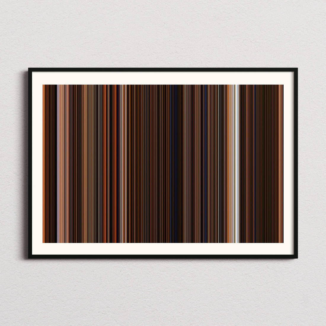The Mummy Movie Barcode Poster - Barcode Only