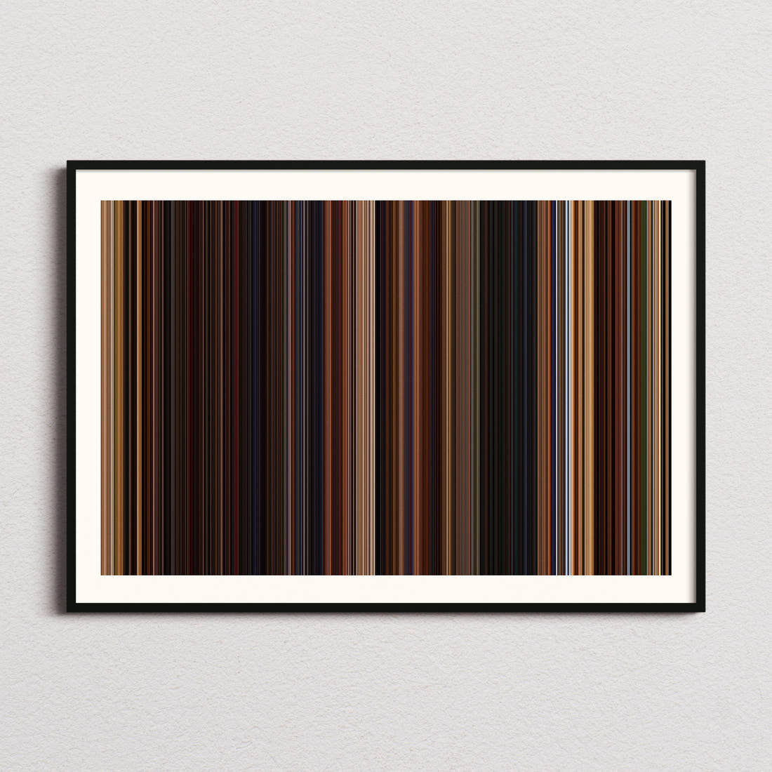 The Mummy Returns Movie Barcode Poster - Barcode Only