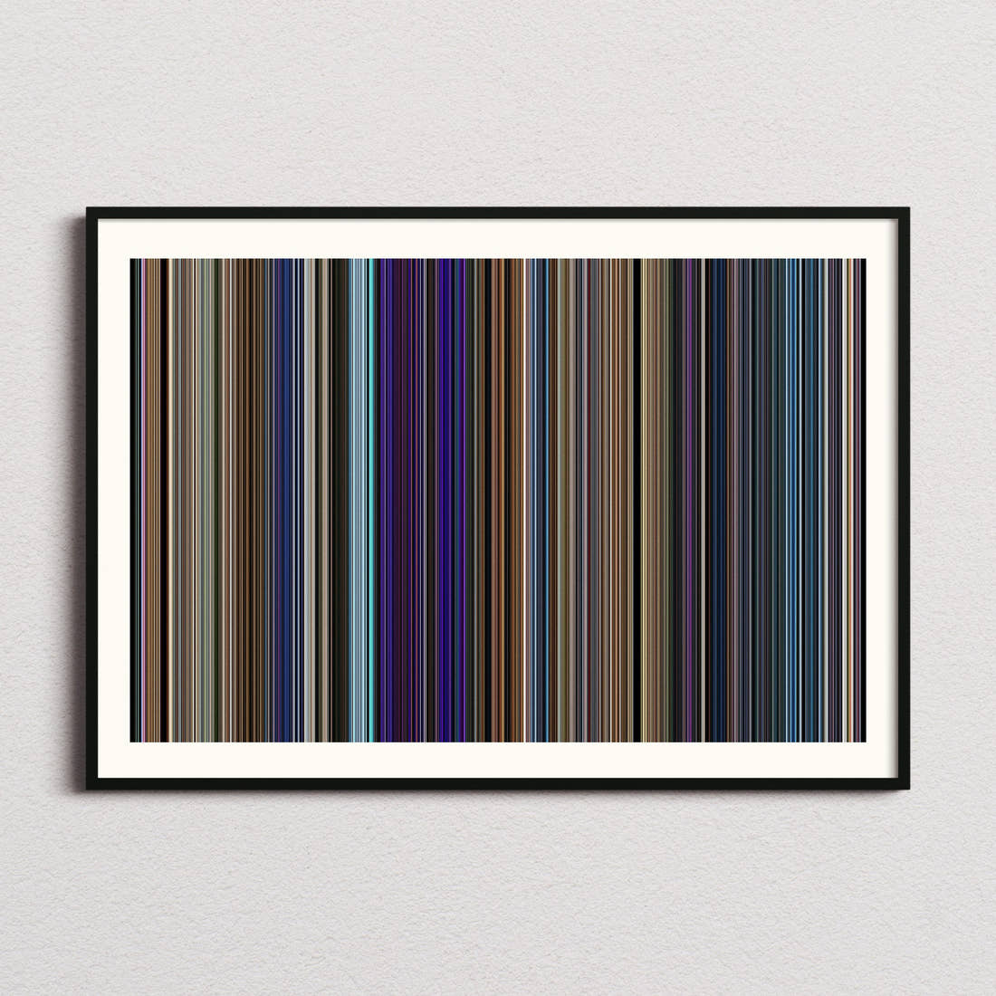 The Naked Gun (2025) Movie Barcode Poster - Barcode Only