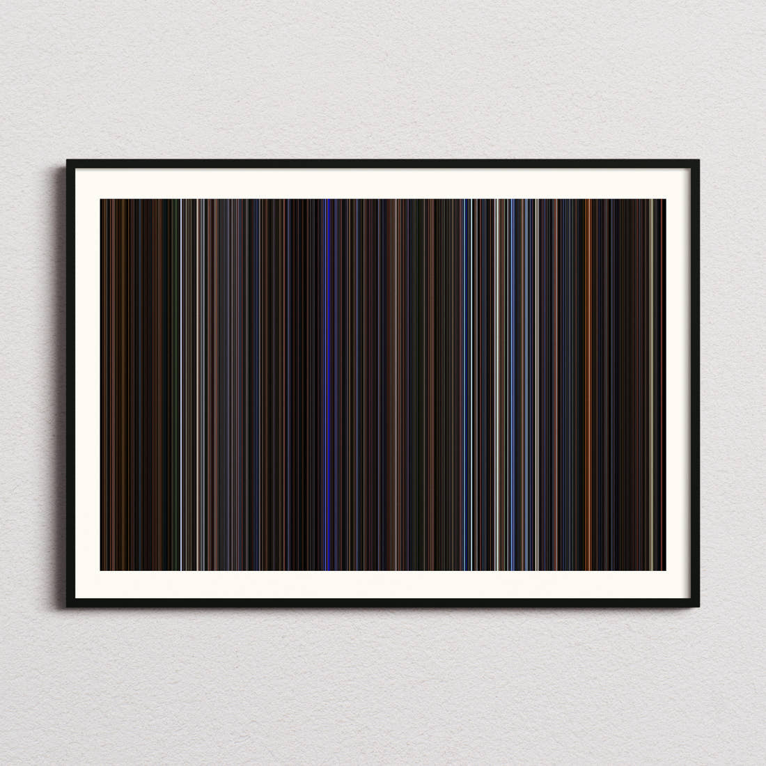 The Negotiator Movie Barcode Poster - Barcode Only