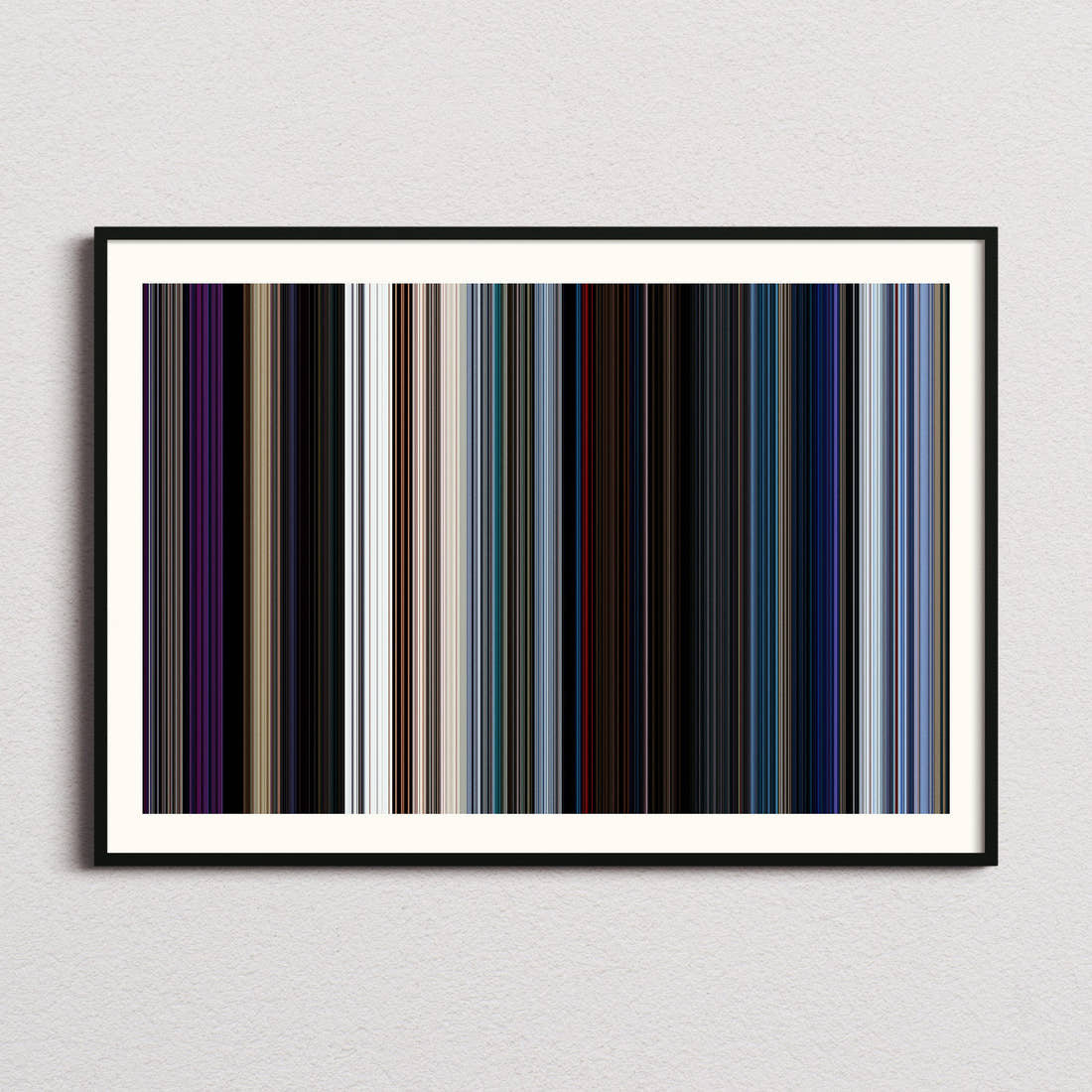 The Neon Demon Movie Barcode Poster - Barcode Only