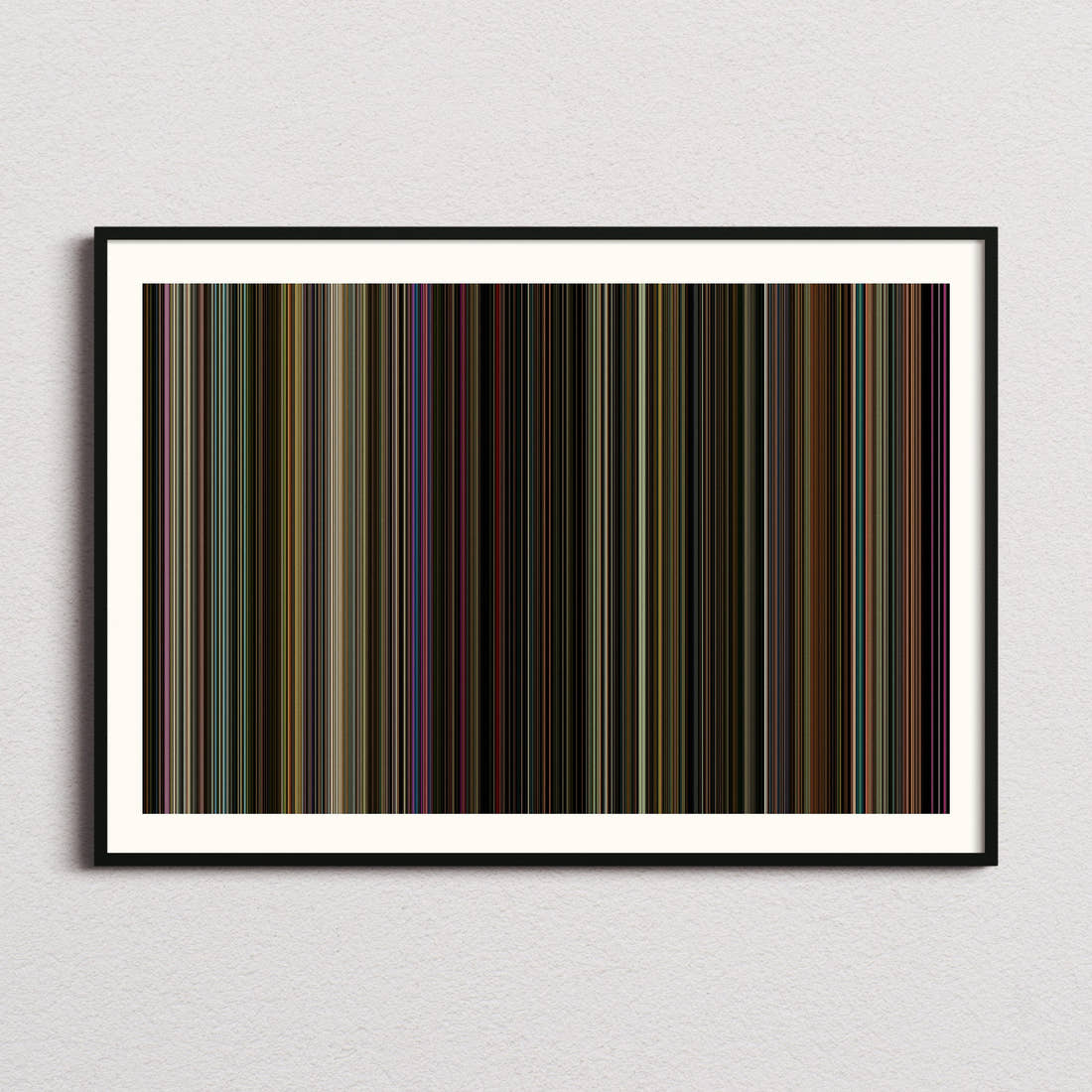 The Nice Guys Movie Barcode Poster - Barcode Only