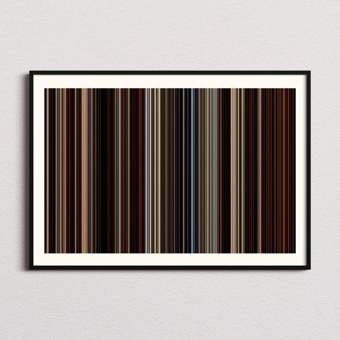 The Odyssey Movie Barcode Poster - Barcode Only