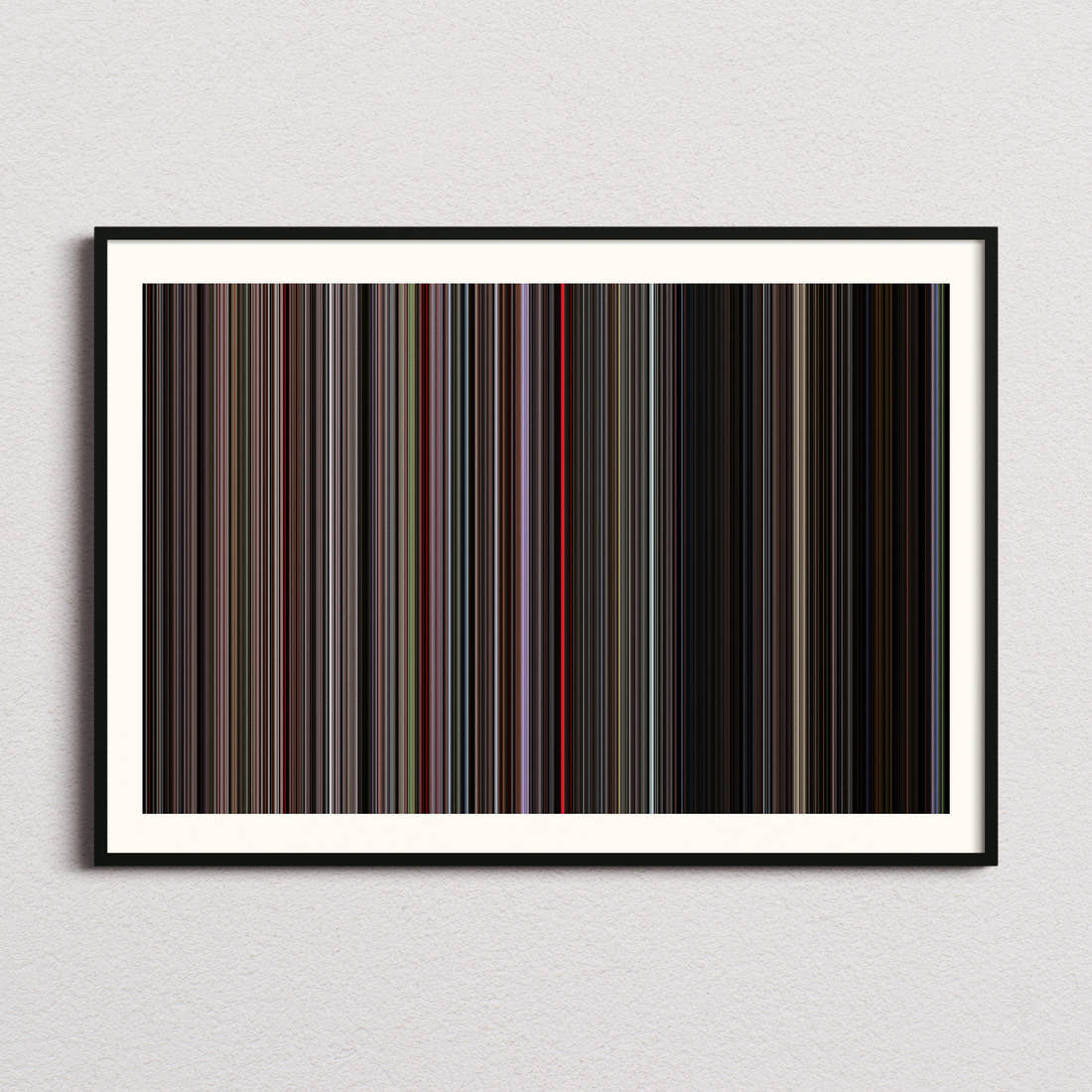The Omen Movie Barcode Poster - Barcode Only