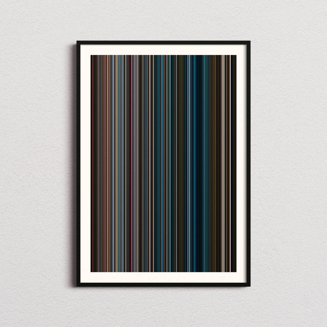 The Omen Movie Barcode Poster - Barcode Only