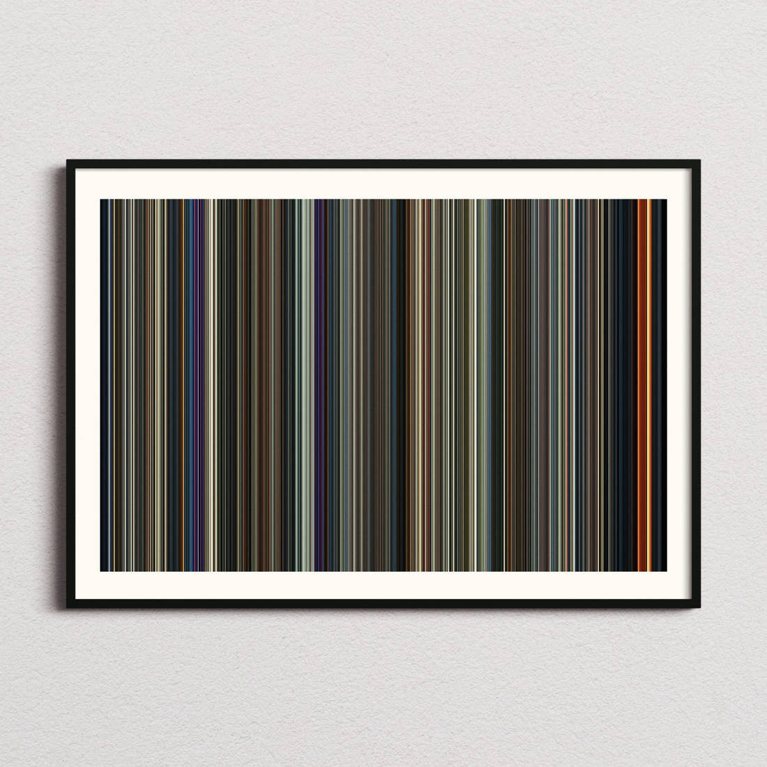 The Order Movie Barcode Poster - Barcode Only