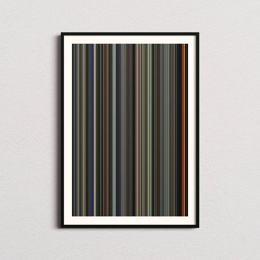 The Order Movie Barcode Poster - Barcode Only
