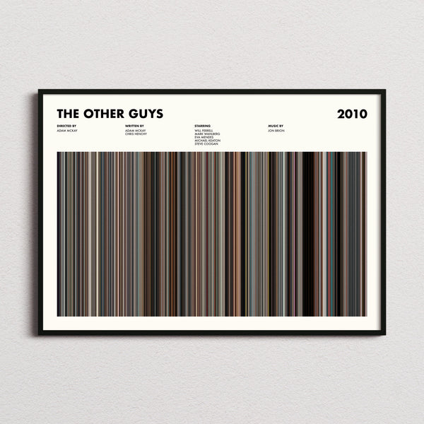 The Other Guys Movie Barcode Poster