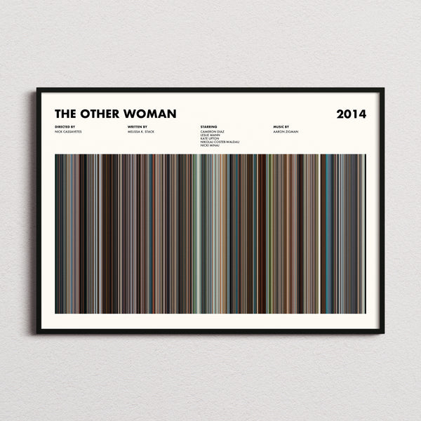 The Other Woman Movie Barcode Poster