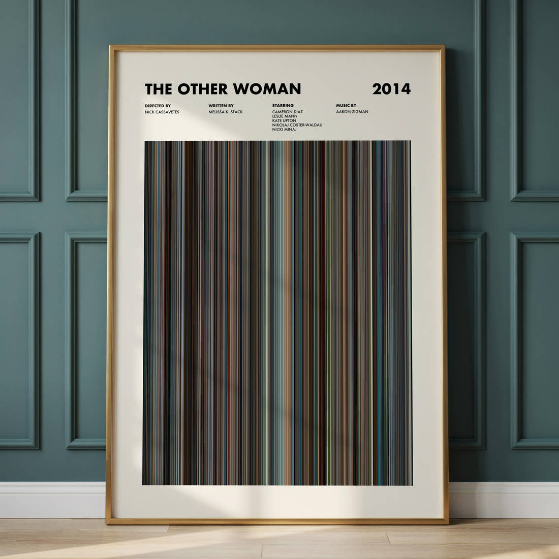 The Other Woman Movie Barcode Poster