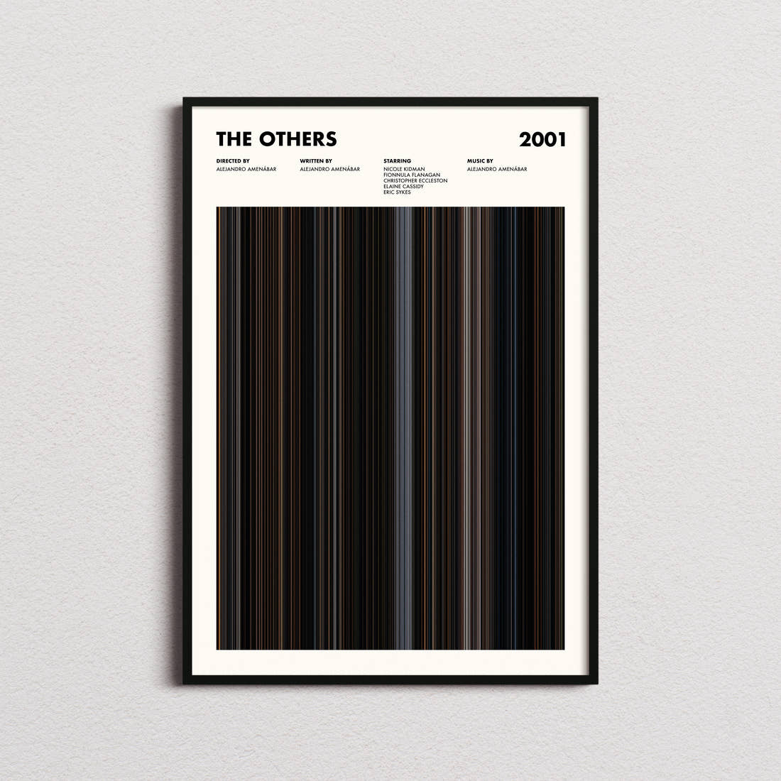 The Others Movie Barcode Poster