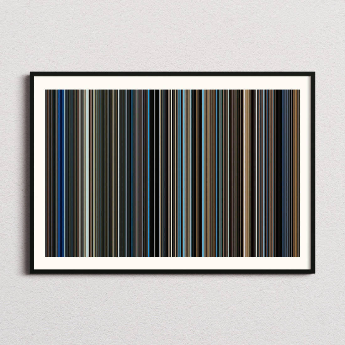 The Outlaw Josey Wales Movie Barcode Poster - Barcode Only