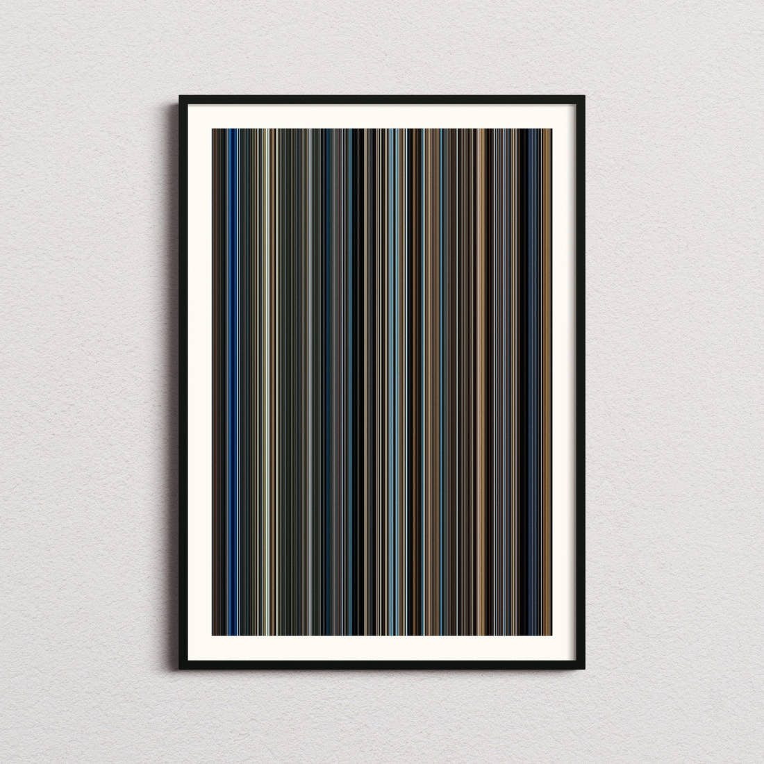 The Outlaw Josey Wales Movie Barcode Poster - Barcode Only