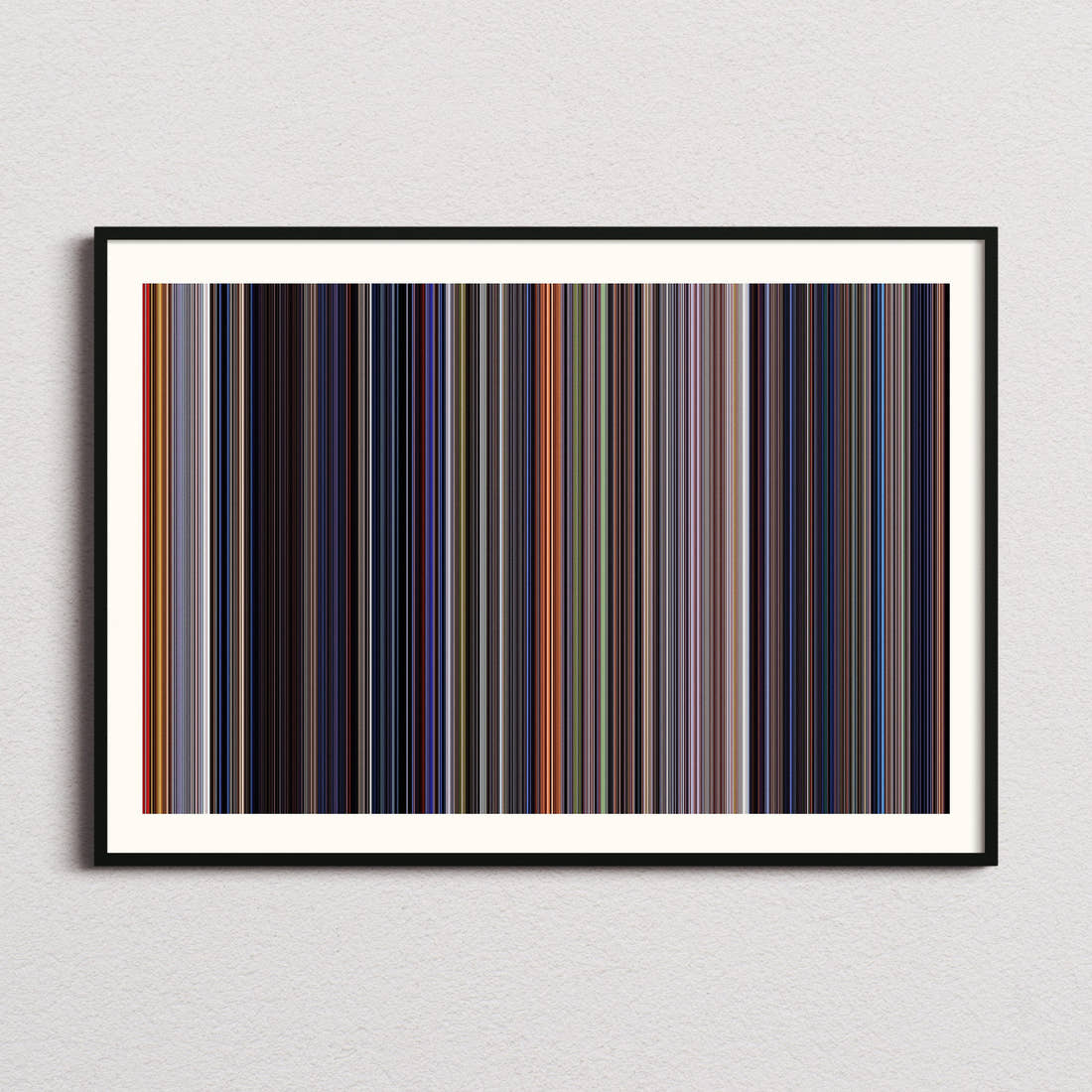 The Outsiders Movie Barcode Poster - Barcode Only