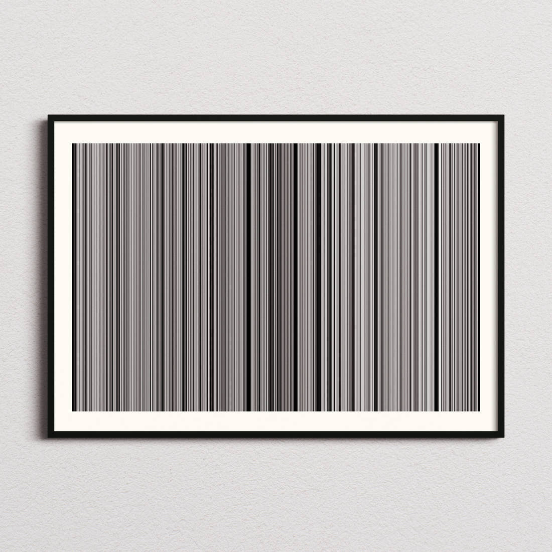 The Passion of Joan of Arc Movie Barcode Poster - Barcode Only