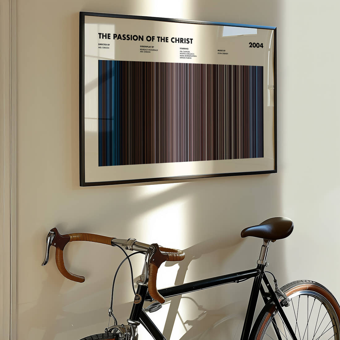 The Passion of the Christ Movie Barcode Poster