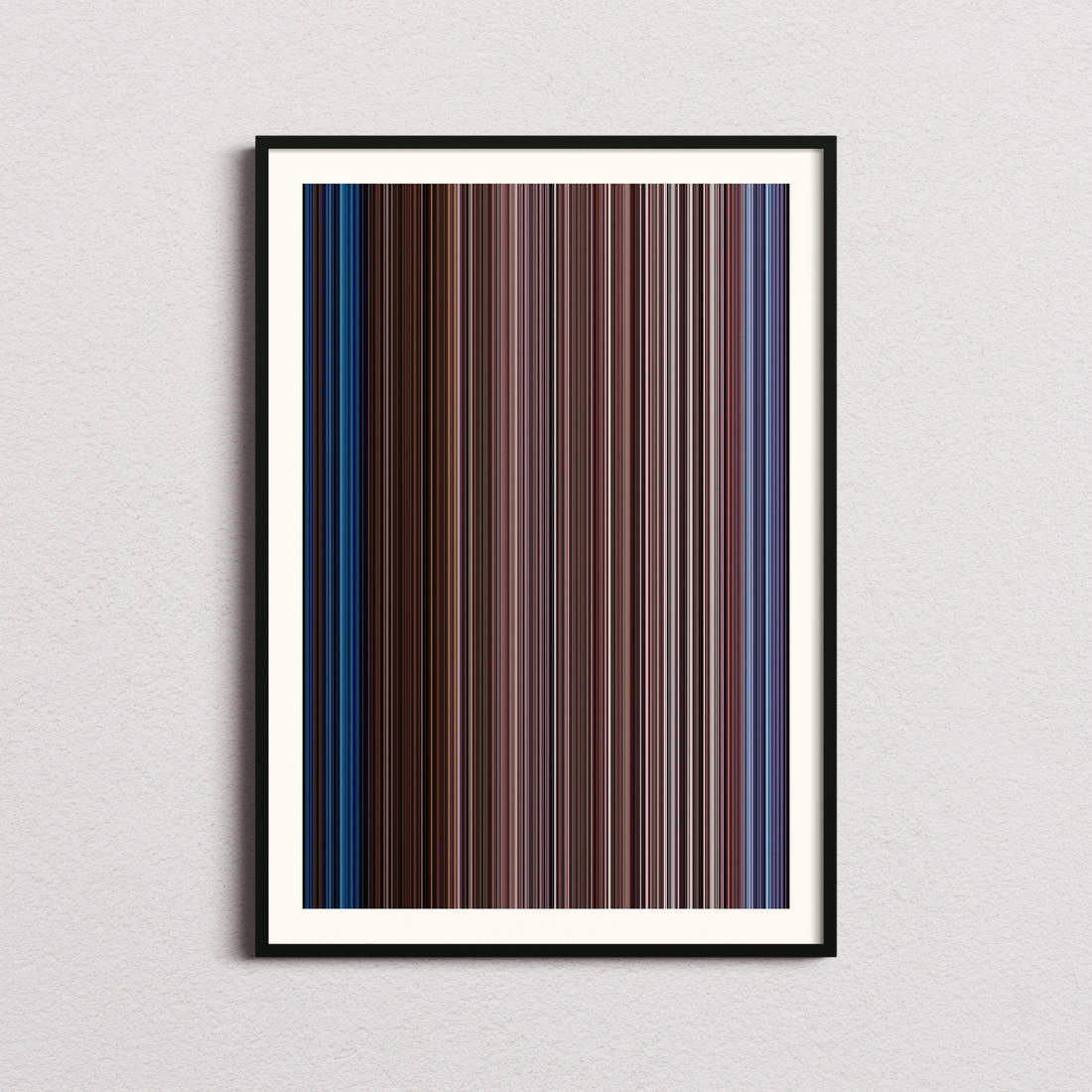 The Passion of the Christ Movie Barcode Poster - Barcode Only