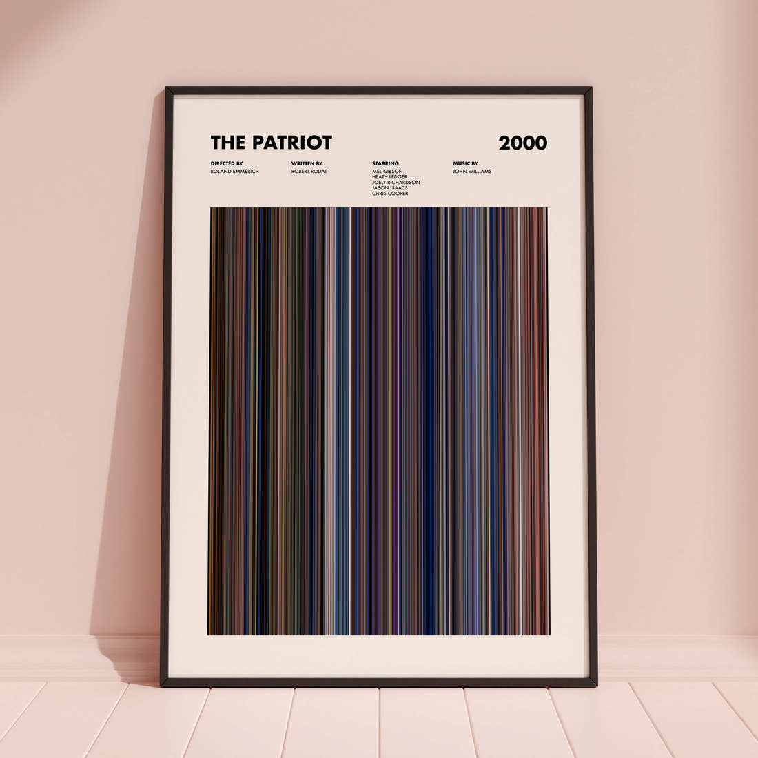 The Patriot Movie Barcode Poster