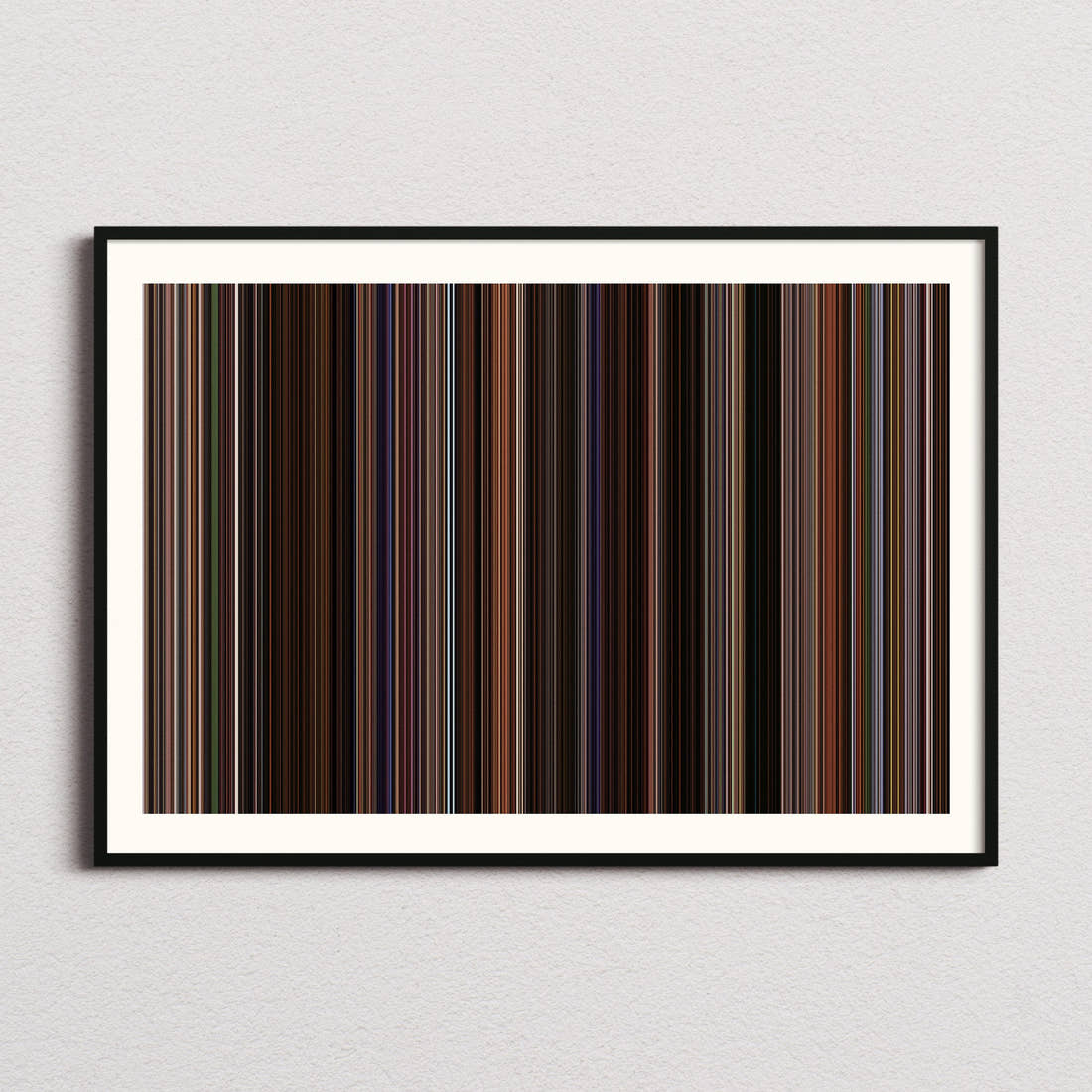 The Perks Of Being A Wallflower Movie Barcode Poster - Barcode Only