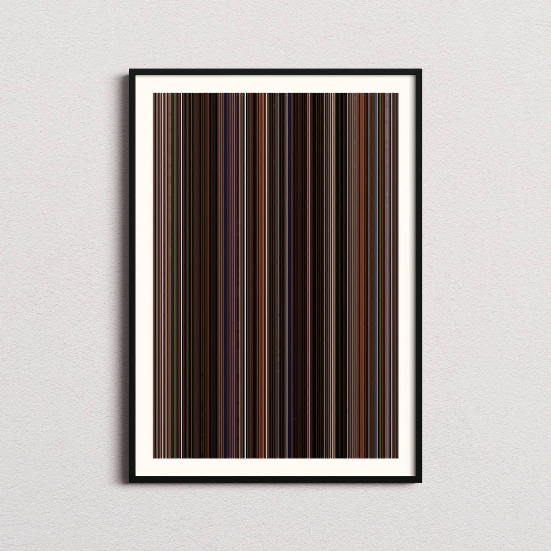 The Perks of Being a Wallflower Movie Barcode Poster - Barcode Only