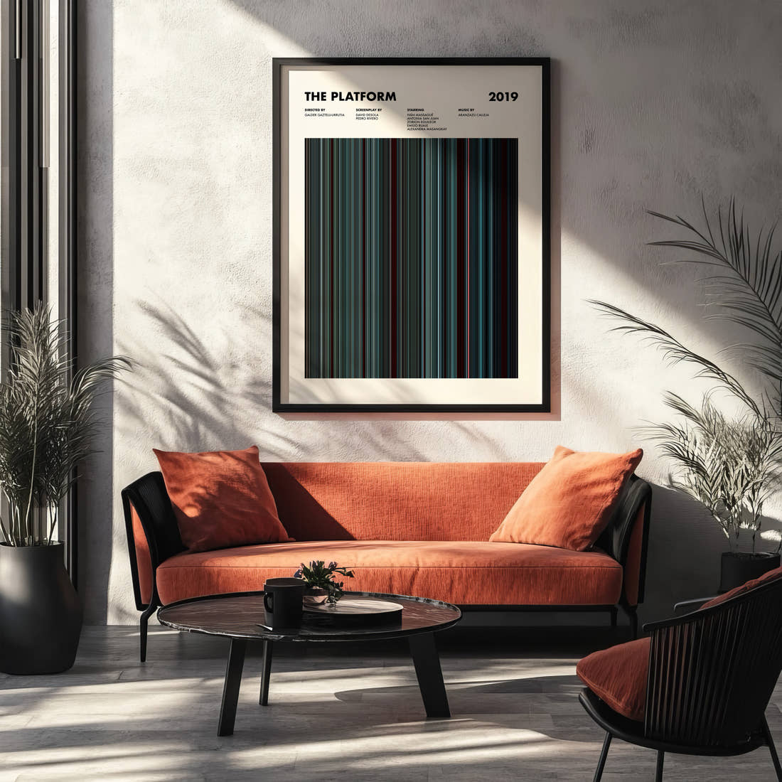 The Platform Movie Barcode Poster