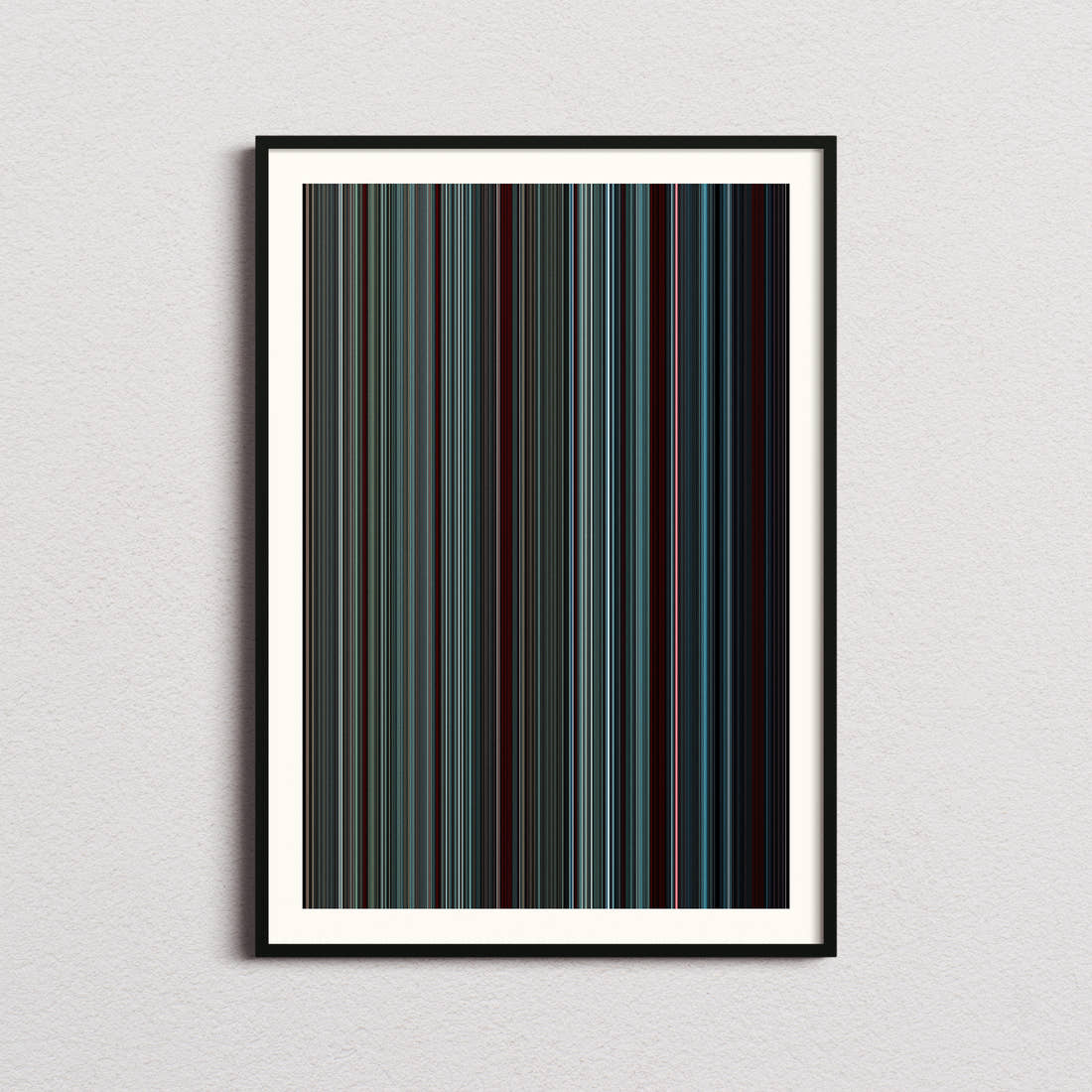 The Platform Movie Barcode Poster - Barcode Only