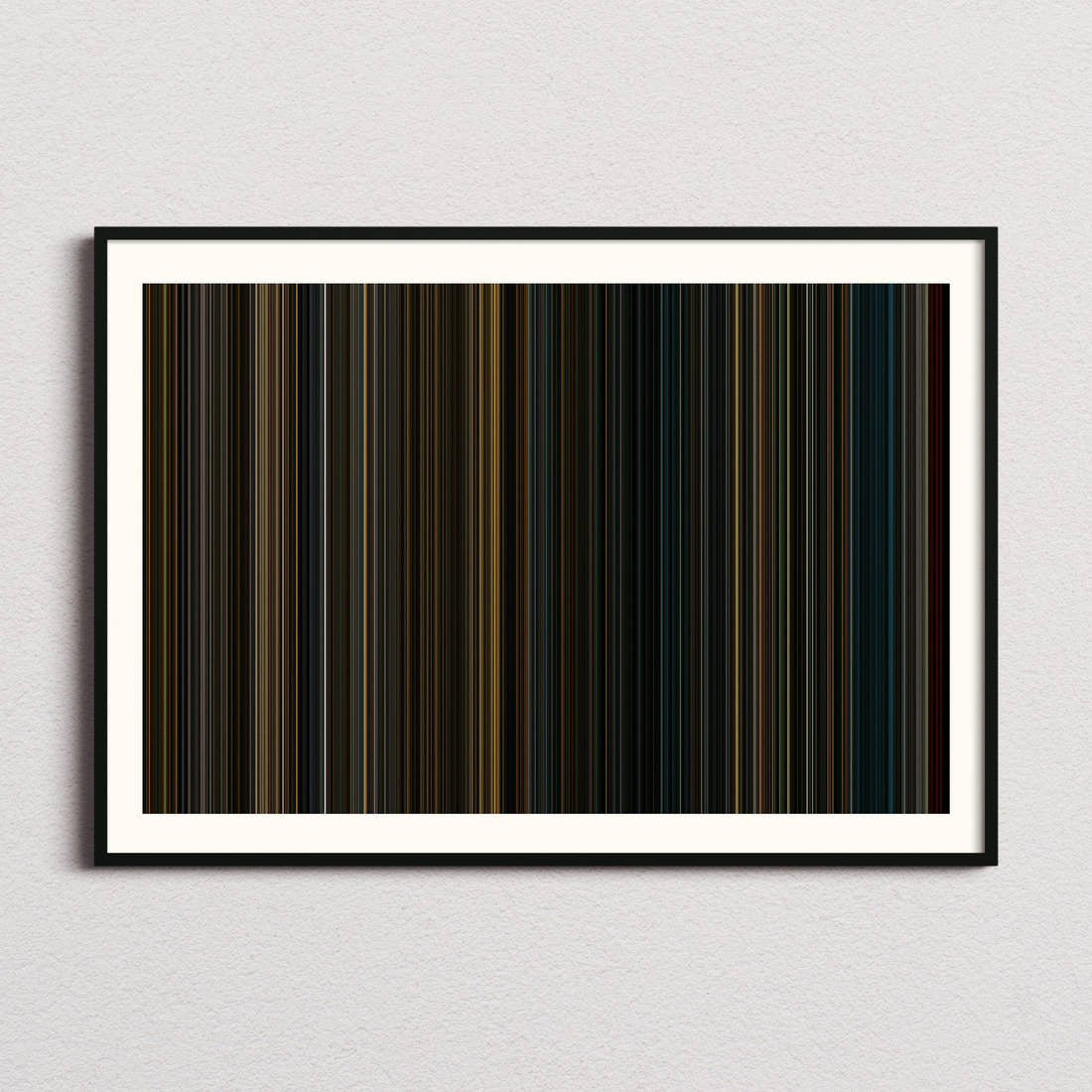 The Pope's Exorcist Movie Barcode Poster - Barcode Only