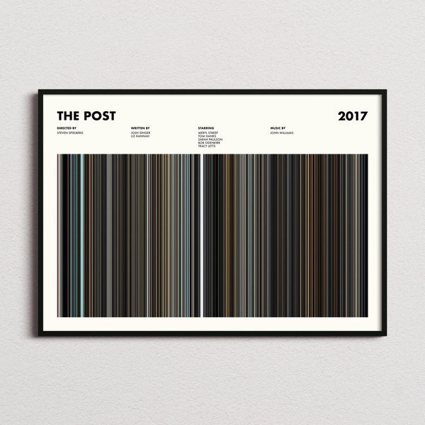 The Post Movie Barcode Poster