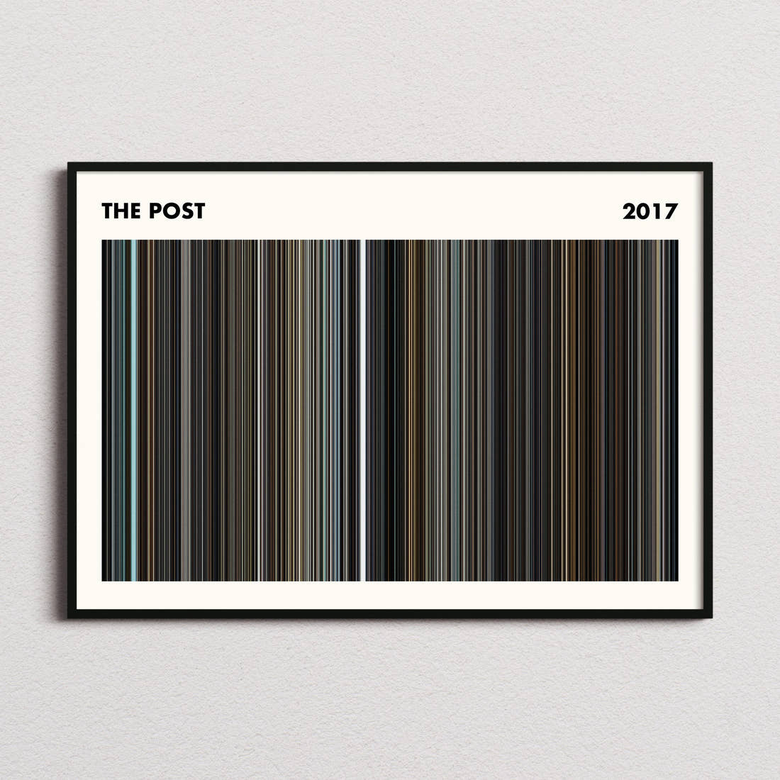 The Post Movie Barcode Poster - Simplified