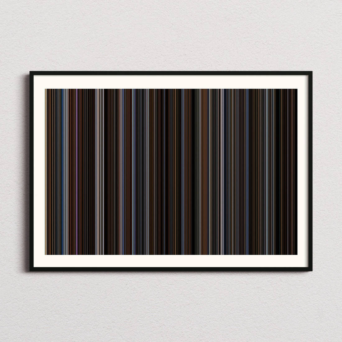 The Prestige Movie Barcode Poster - Barcode Only