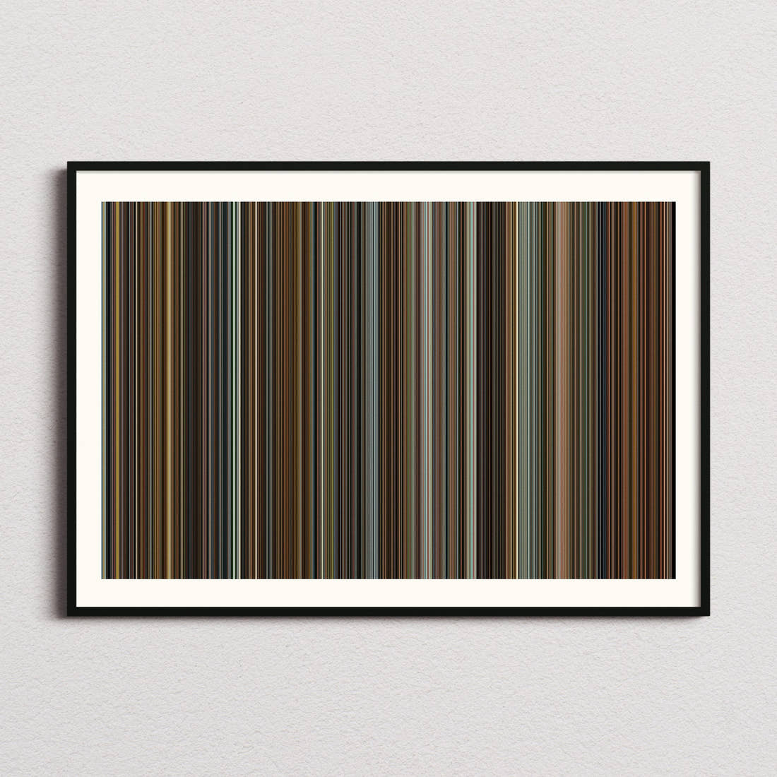 The Princess Diaries Movie Barcode Poster - Barcode Only