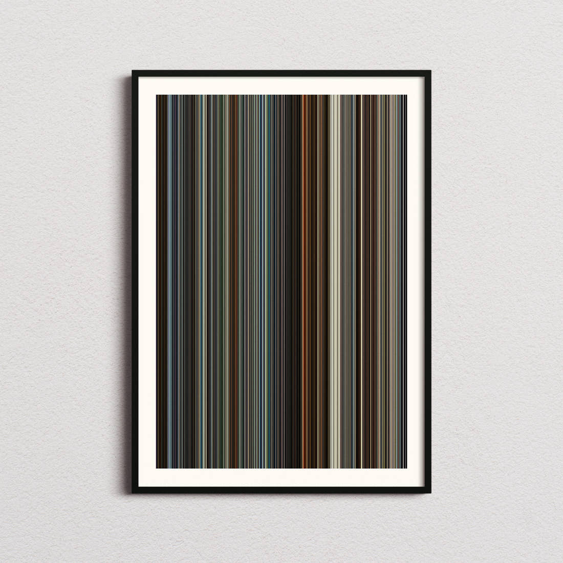 The Punisher: One Last Kill Movie Barcode Poster - Barcode Only
