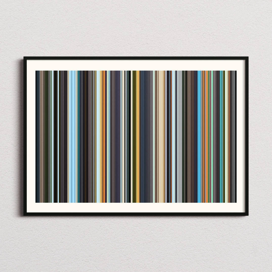 The Red Turtle Movie Barcode Poster - Barcode Only