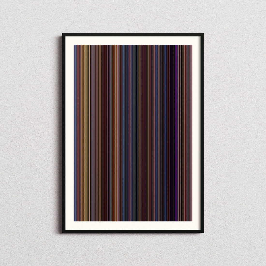 The Rescuers Movie Barcode Poster - Barcode Only