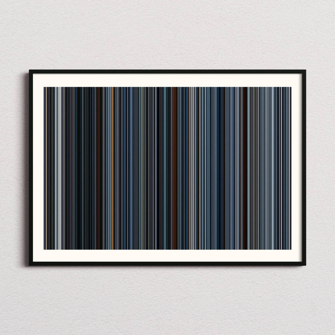The Revenant Movie Barcode Poster - Barcode Only