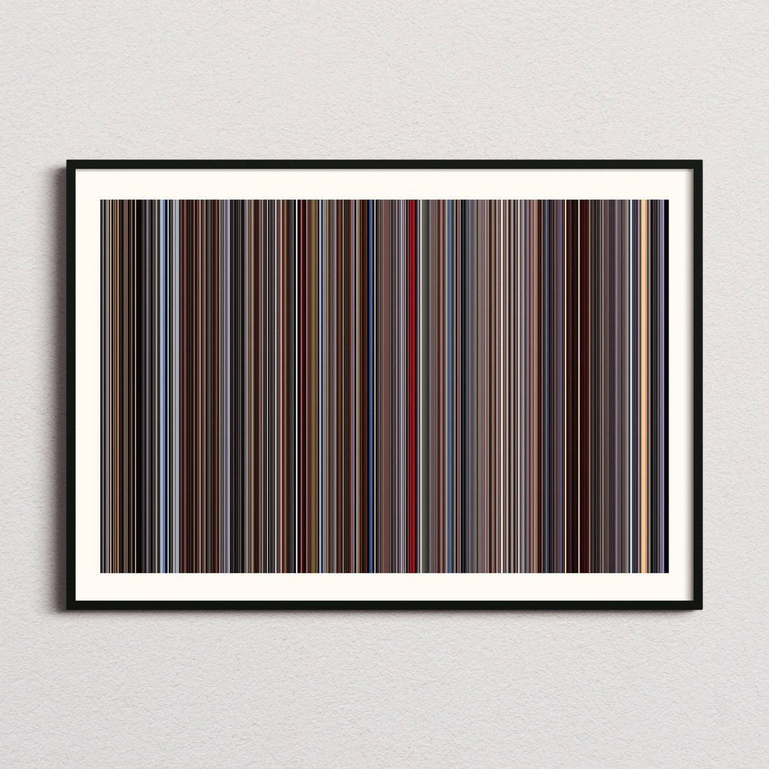 The Right Stuff Movie Barcode Poster - Barcode Only