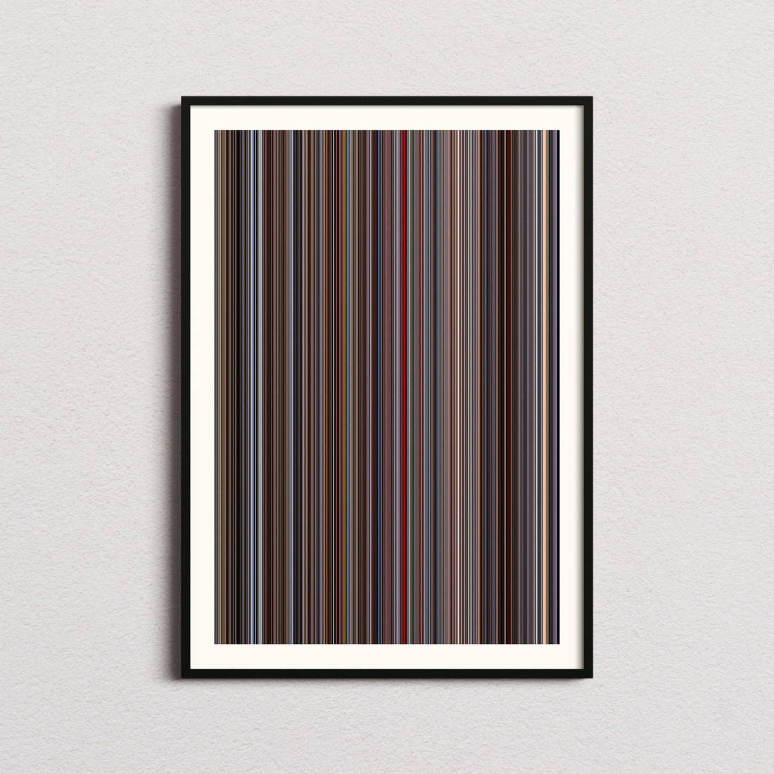 The Right Stuff Movie Barcode Poster - Barcode Only