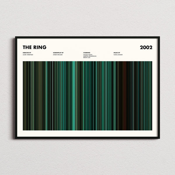 The Ring Movie Barcode Poster