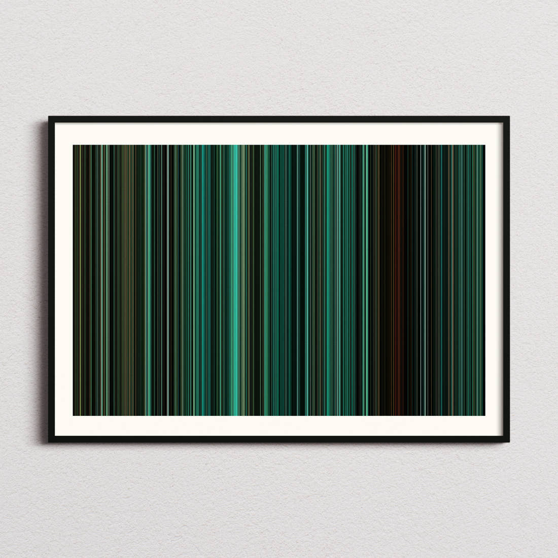 The Ring Movie Barcode Poster - Barcode Only