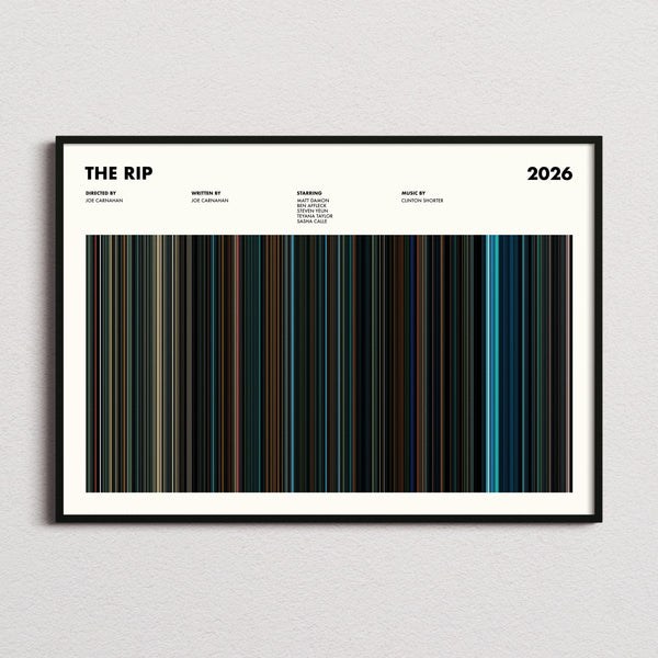The Rip Movie Barcode Poster