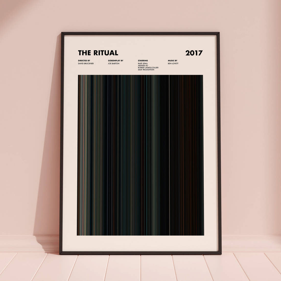 The Ritual Movie Barcode Poster