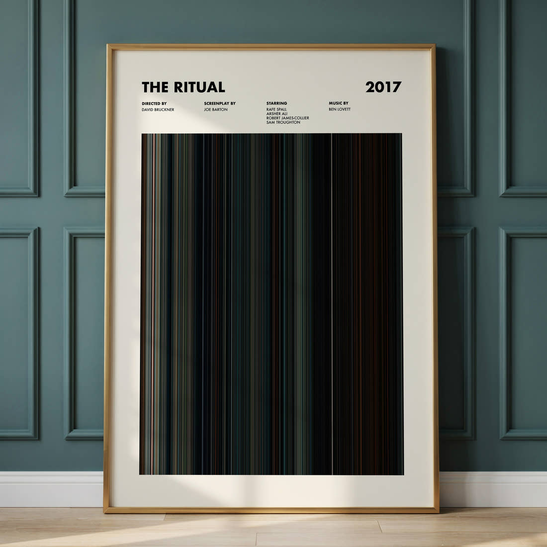 The Ritual Movie Barcode Poster