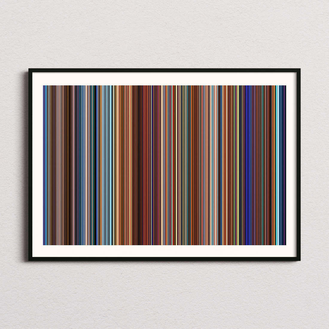 The Road to El Dorado Movie Barcode Poster - Barcode Only