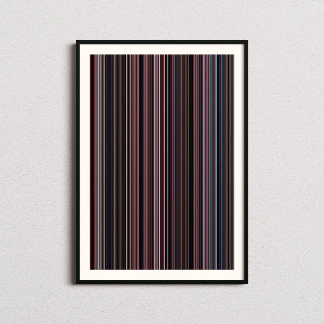 The Rocky Horror Picture Show Movie Barcode Poster - Barcode Only