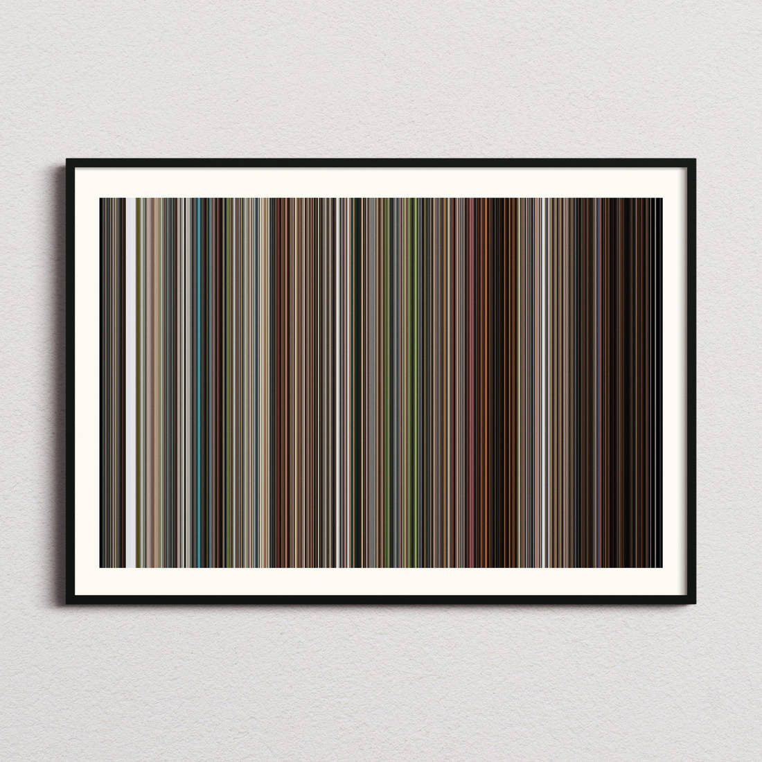 The Roses Movie Barcode Poster - Barcode Only