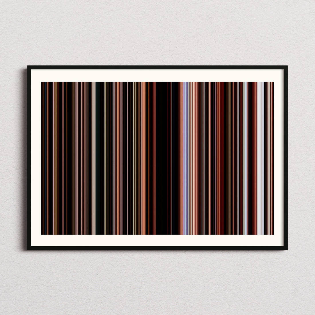 The Rubicon Movie Barcode Poster - Barcode Only